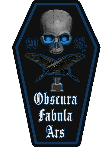 ObscuraFabulaArs-coffin logo-blue